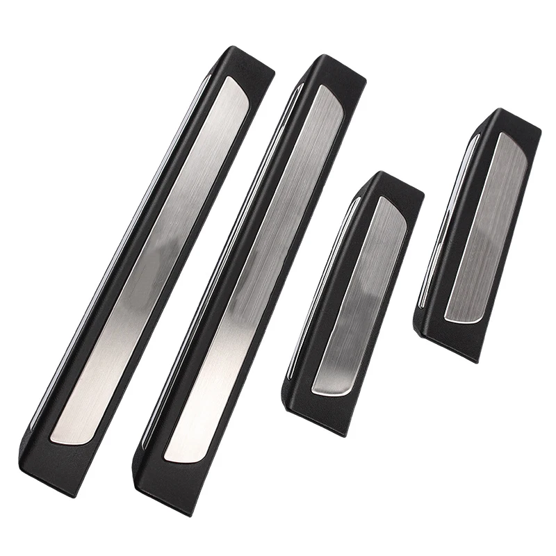 exterior silver 4pcs Модифицированная специальная приветственная педаль, задняя защита порога, декоративные автомобильные аксессуары для Lexus NX200 NX300 200T 300H - Цвет: exterior silver 4pcs