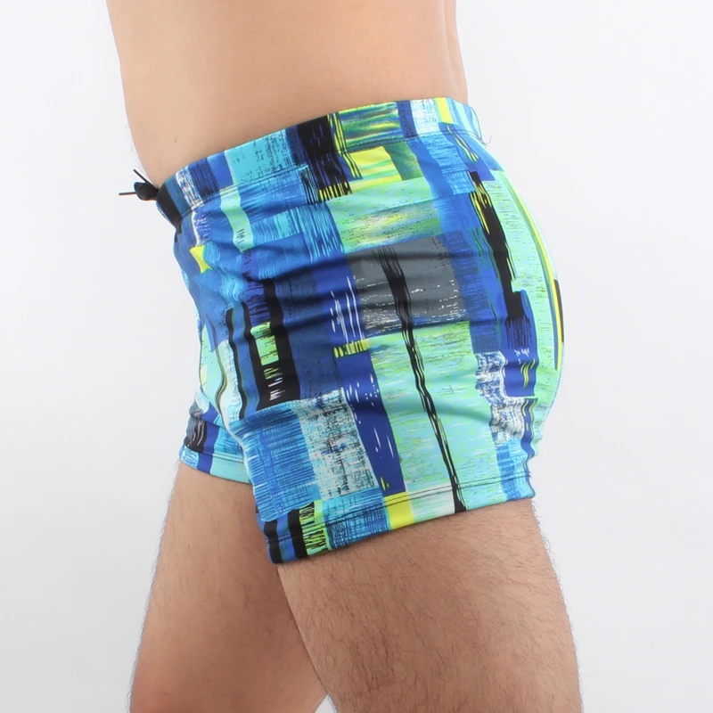 Молодые спортивные принты ткань на основе лайкры эластичный-лента с завязкой