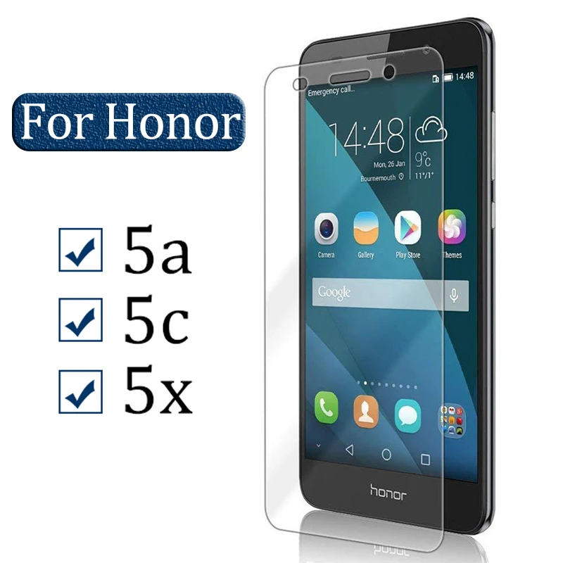 Защитное стекло на Honor 5c для huawei 5x 5a закаленное стекло 5 C X A C5 X5 A5 Honor5c Защитная пленка для экрана телефона на Huawey Hawei