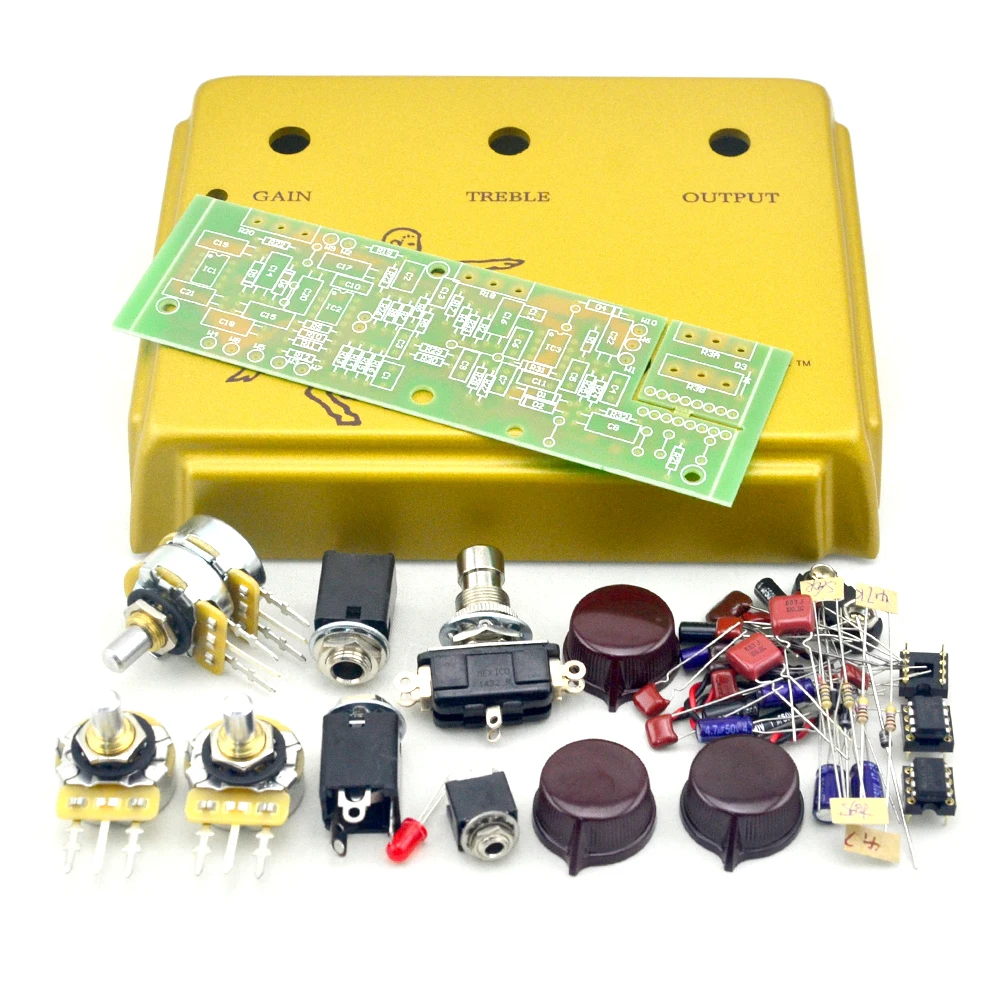 Новая Профессиональная Педаль Эффекта овердрайв Klon Centaur все наборы с|case for guitar|diy