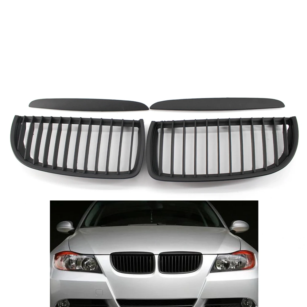 

Racing Grilles Front Center Wide Kidney Hood Grille for BMW E90 E91 3 Series 05-08 328i 328xi 335xi 325i 330i 330xi 4 Door