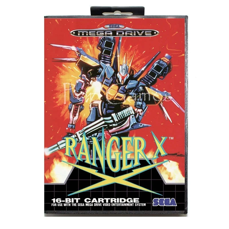 Ranger X с коробкой для 16 бит Sega MD карточная игра Mega Drive Genesis игровая консоль |