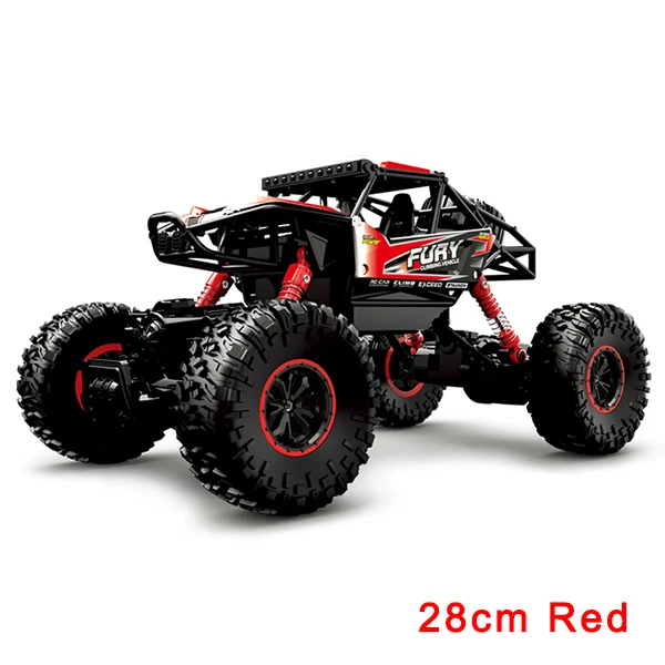 Радиоуправляемая машина 4WD с дистанционным управлением, высокоскоростная машина 2,4 ГГц, машинка на пульте дистанционного управления, монстр-Трак, багги, внедорожные игрушки для детей - Цвет: 28cm Red
