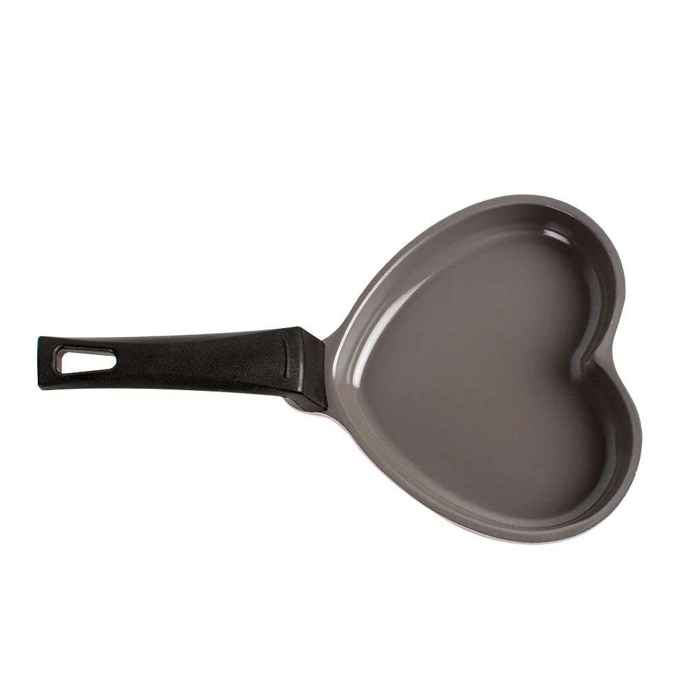 Мини-керамическая антипригарная сковорода в форме сердца | Обустройство дома