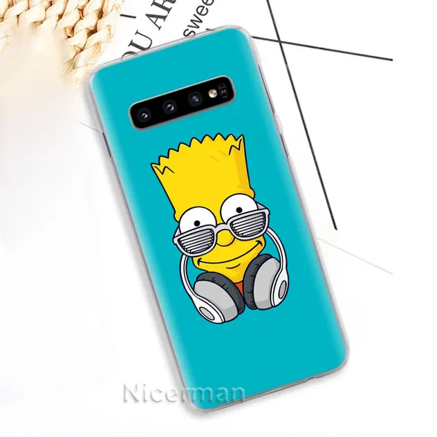 14 Чехол для телефона для samsung Galaxy S10e S10 S8 S9 плюс S6 S7 край A40 A50 A70 M20 крышка Гомер J. Симпсон жесткий поликарбонатный чехол - Цвет: 14