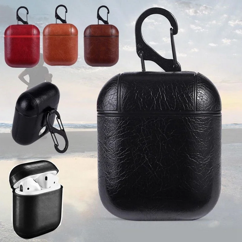 Для Airpods Чехлы Hoesje кожаные наушники защитный чехол для Air Pods 2 1 защита для наушников Каса ETUI COQUE Boitier