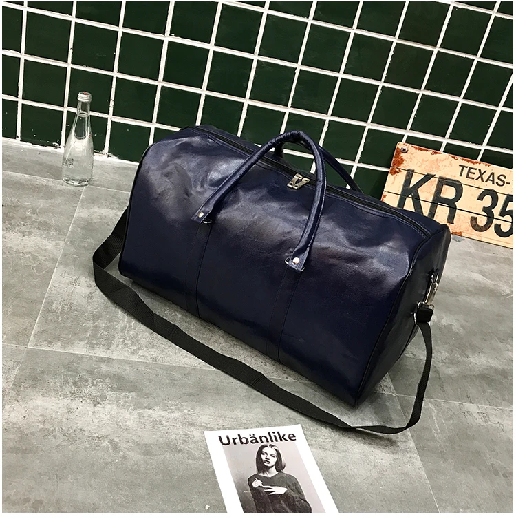 WOBAG Модная Портативная Женская дорожная сумка из искусственной кожи, Большая вместительная водонепроницаемая сумка для багажа на короткие расстояния, мужская спортивная сумка для фитнеса
