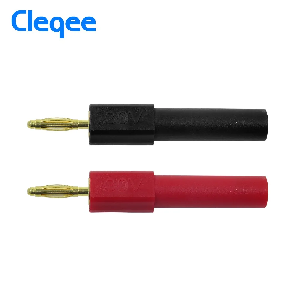 Cleqee P7020 2 шт. мм Штекерный разъем типа банан 4 для тестовых зондов динамиков