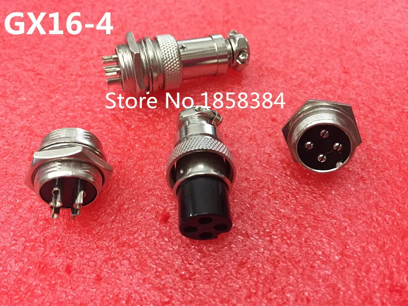 50Pair=100Pcs GX16 GX16-4 4P 4Pin 16mm Male &amp Female Wire Panel Connector Circular Aviation Socket Plug | Обустройство дома