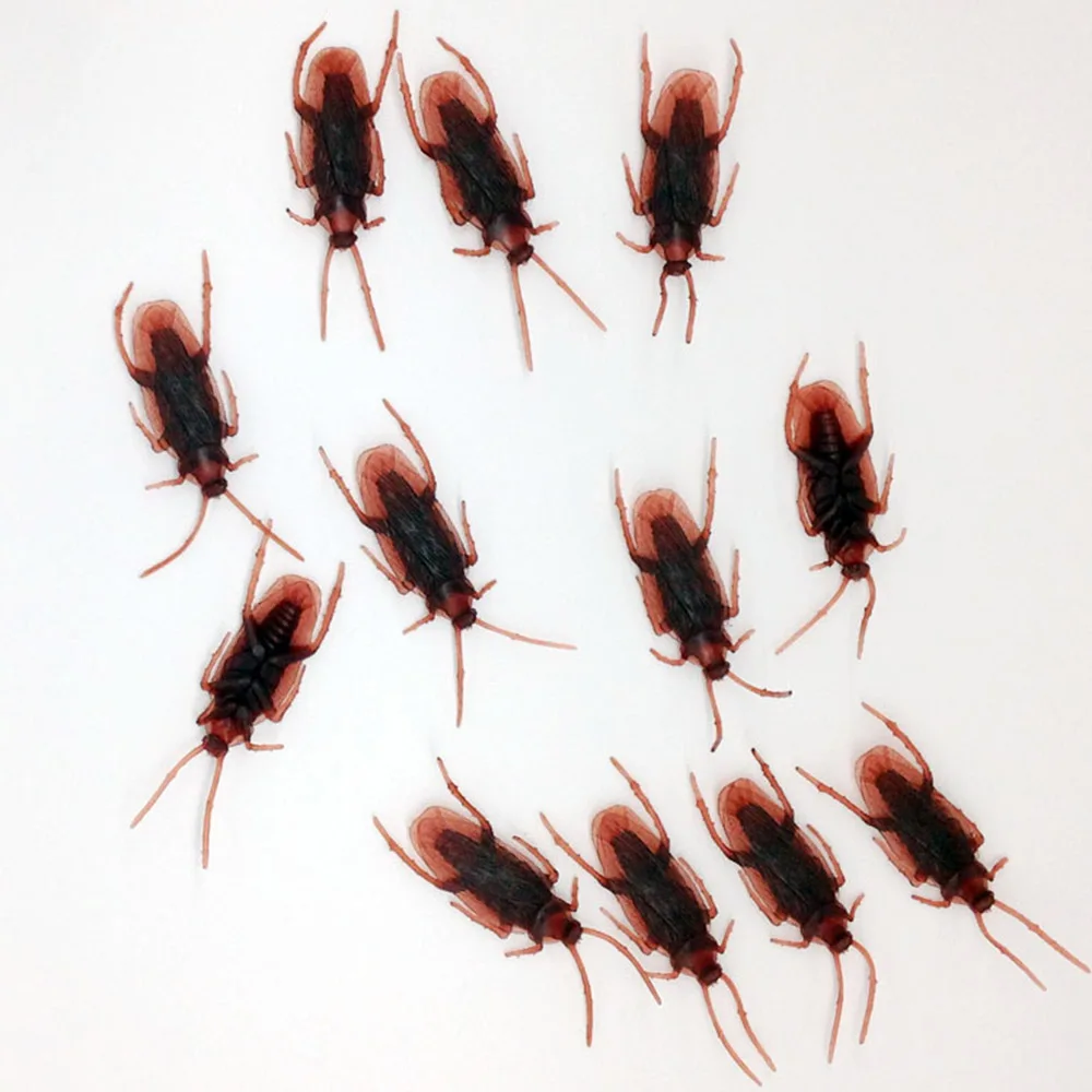 Фото Апрельский дурак 100 шт. имитация червя животный ужас игрушка поддельный таракан
