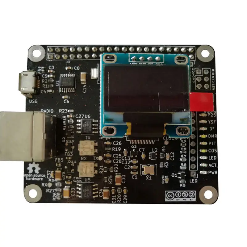 Mmdvm цифровая Магистральная плата (Dmr C4Fm Dstar P25 Usb) ретранслятор точка доступа с