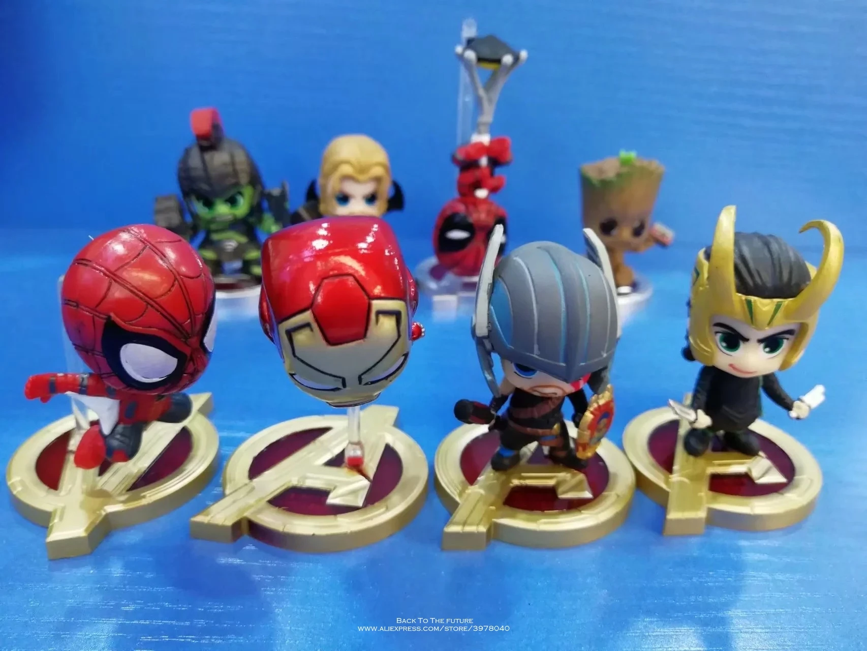 Disney с принтами &quotMarvel&quot &quotМстители Железный человек Локи Тора Халка 8 шт./компл.
