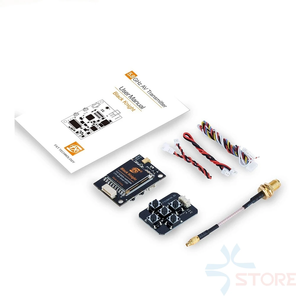 FXT FX878 черный рыцарь FPV видео 5 8 ГГц мини передатчик 40CH VTX с Smart OSD и платой