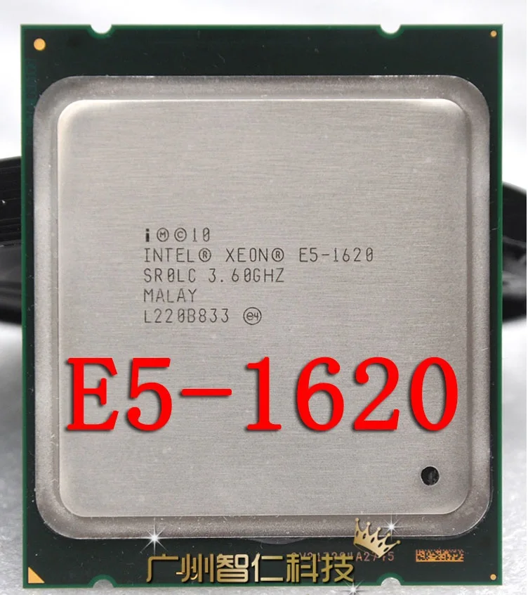Серверный процессор Intel Xeon e5 1620 четырехъядерный процессор 3,6 ГГц 130 Вт LGA 2011 10M cache SR0LC cpu