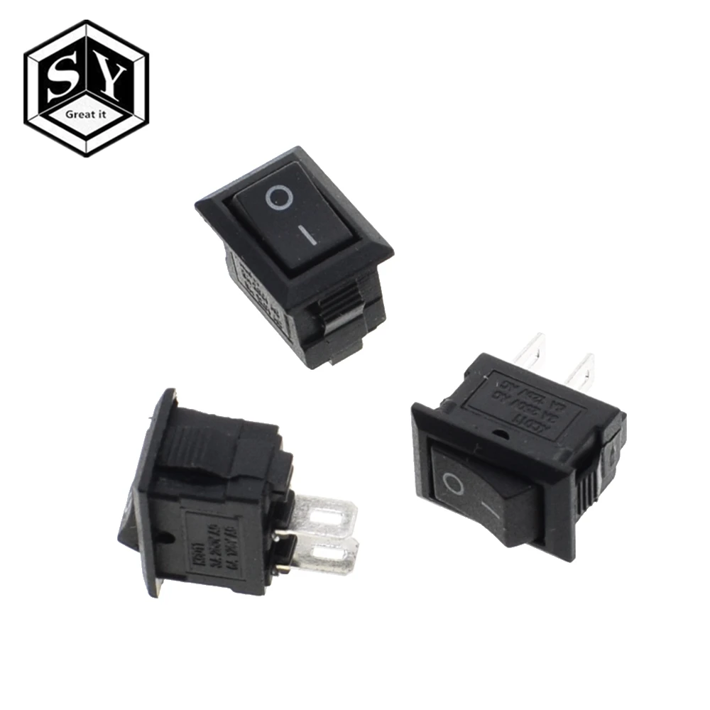 10 шт. Great IT 10*15 мм SPST 2PIN вкл/выкл G130 лодка кулисный переключатель KCD11 3A/250 в автомобиль приборная панель грузовик RV ATV дома