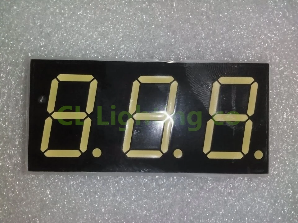Цифровая трубка Nixie 3 бит 0 28 дюйма светодиодная белая лампа 7 сегментный дисплей
