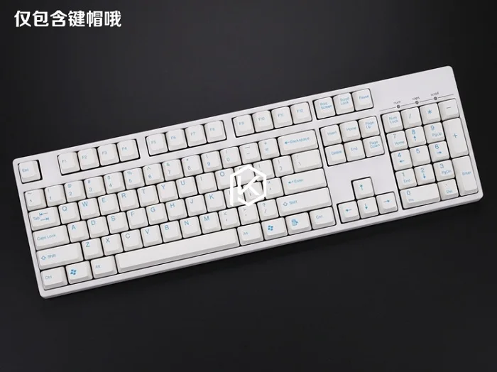 keycaps blue font Taihao abs двойные брелки для diy игровой механической клавиатуры цвет Германии Фиолетовый Розовый Белый Синий Зеленый Желтый Аргентина - Цвет: keycaps blue font
