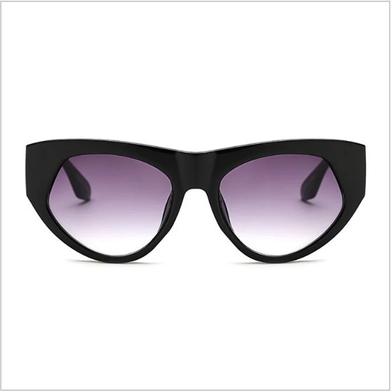 Очки солнцезащитные женские кошачий глаз Модные Винтажные зеркальные солнечные