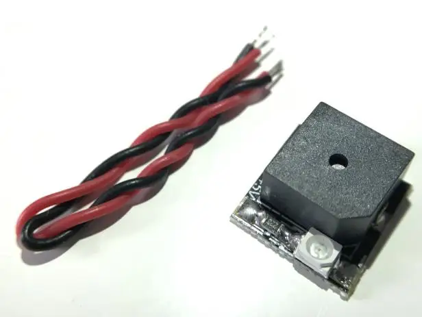JMT FSD bbV1.0 5V Громкий звонок Beeper Tracker со светодиодом для квадрокоптера Naze32 F3 Flytower FPV DIY