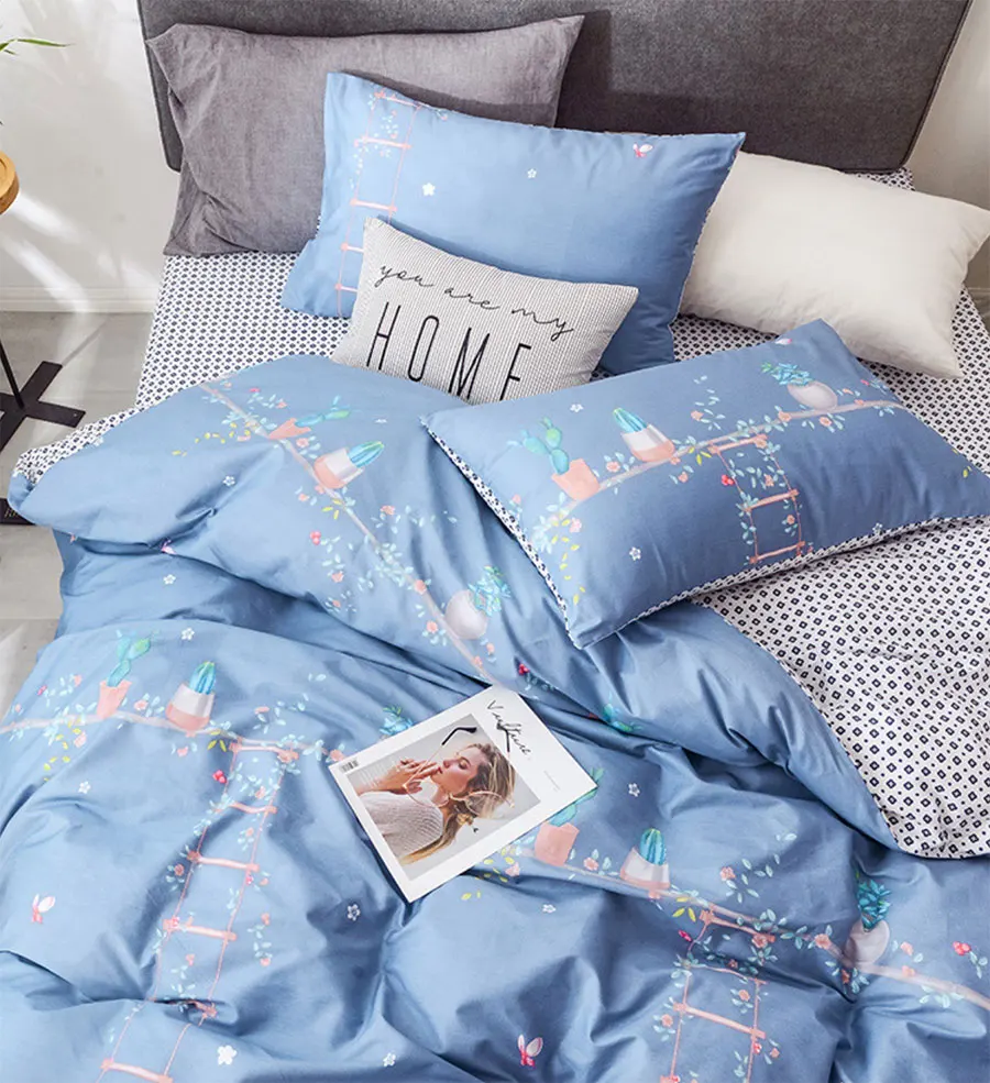 vender País Americano Jogo De Cama Menina Adolescente, Dupla Completa Rainha Rei Algodão Capa Do Single Duplo Home Textile Folha De Cama Fronha Capa De Edredão