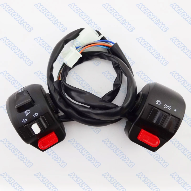 Left and Right Handle Switch Control Assembly Set For GY6 50cc 125cc 150cc Moped Scooters |