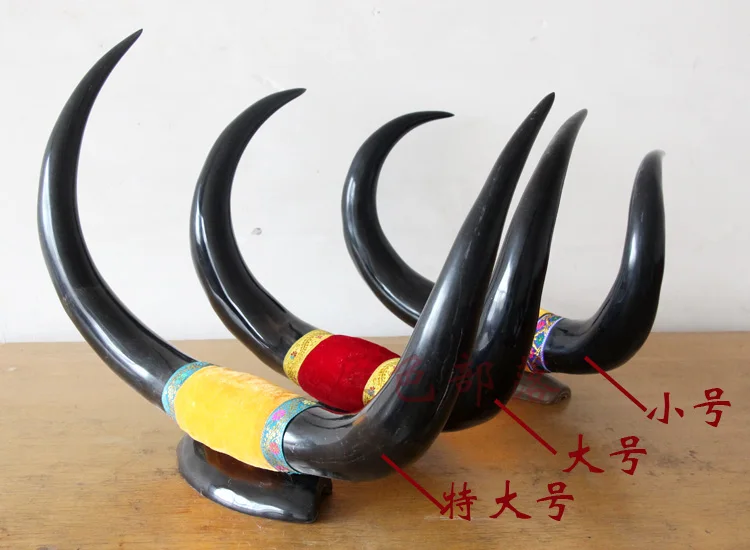 Голова искусства ремесла домашнего интерьера ювелирных изделий черный рог яка