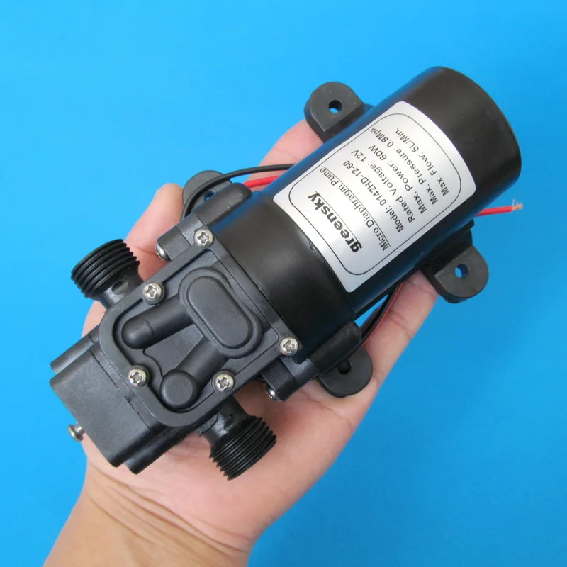 Фото Диафрагменный насос постоянного тока 116PSI 5 л/мин 12 В 60 Вт diaphragm pump pump dcdiaphragm pump 60w Диафрагменный насос постоянного тока 116PSI 5 л/мин 12 В 60 Вт diaphragm pump pump dcdiaphragm pump 60w