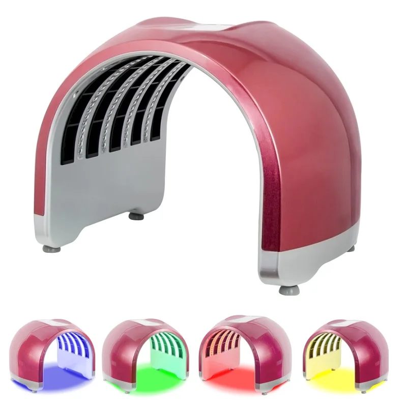 

Red/Blue/Green/Yellow LED PDT Photo Dynamic Therapy Facial Light Beauty Machine With Heating