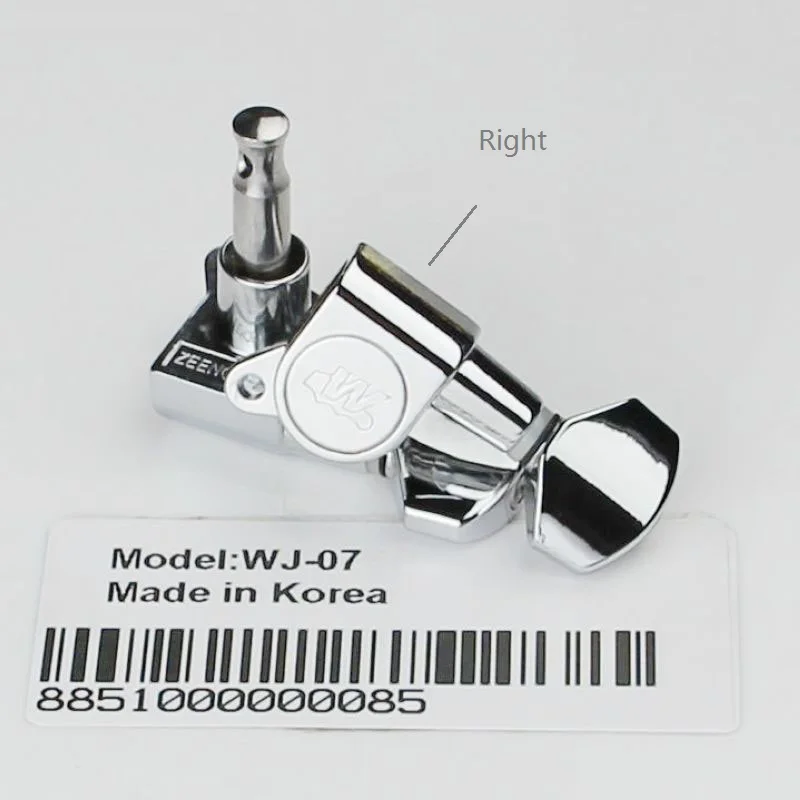6 новых Wilkinson WJ-07 электрогитары Колки тюнеры для ST или TL хром серебро колышки(с упаковкой
