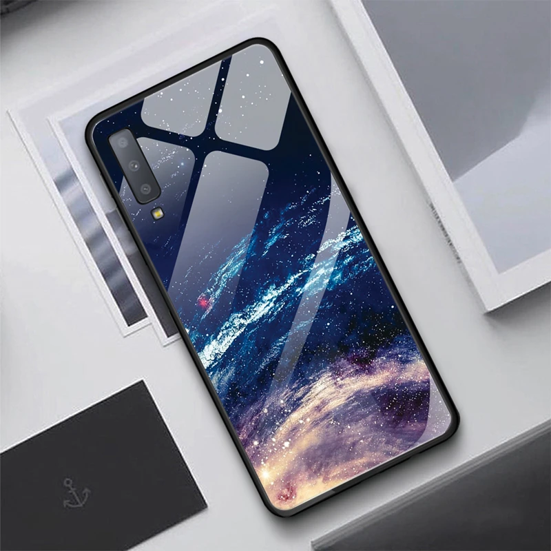 15 Роскошный защитный чехол из закаленного стекла для samsung Galaxy S10 Plus S10e S9 S8 Note 8 9 10 Plus A7 A70 - Цвет: 15