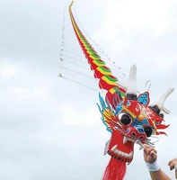 free shipping 20m big kite chinese traditional dragon kite line fly ferramenta paper kite ladybug huge kite kevlar 3d kite owl