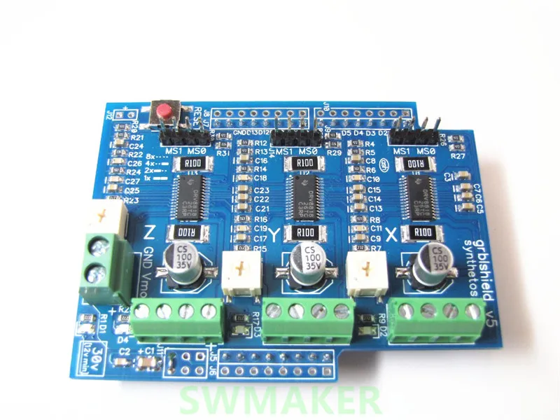 CNC DIY G-shield control board 3 stepper motor driver grblShield motion | Компьютеры и офис