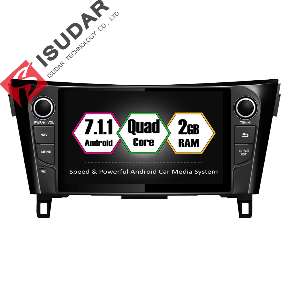 Android 7.1.1 автомаогнитола 2 Дин 9 дюймов для Nissan/Qashqai/X Trail 2014 2015 2016 2017 ГБ оперативной
