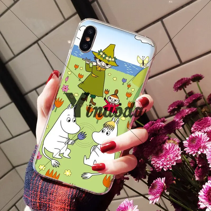 Yinuoda Moonmin Hippo милый мультяшный чехол с животными мягкий для телефона iPhone X XS MAX 6 6S 7