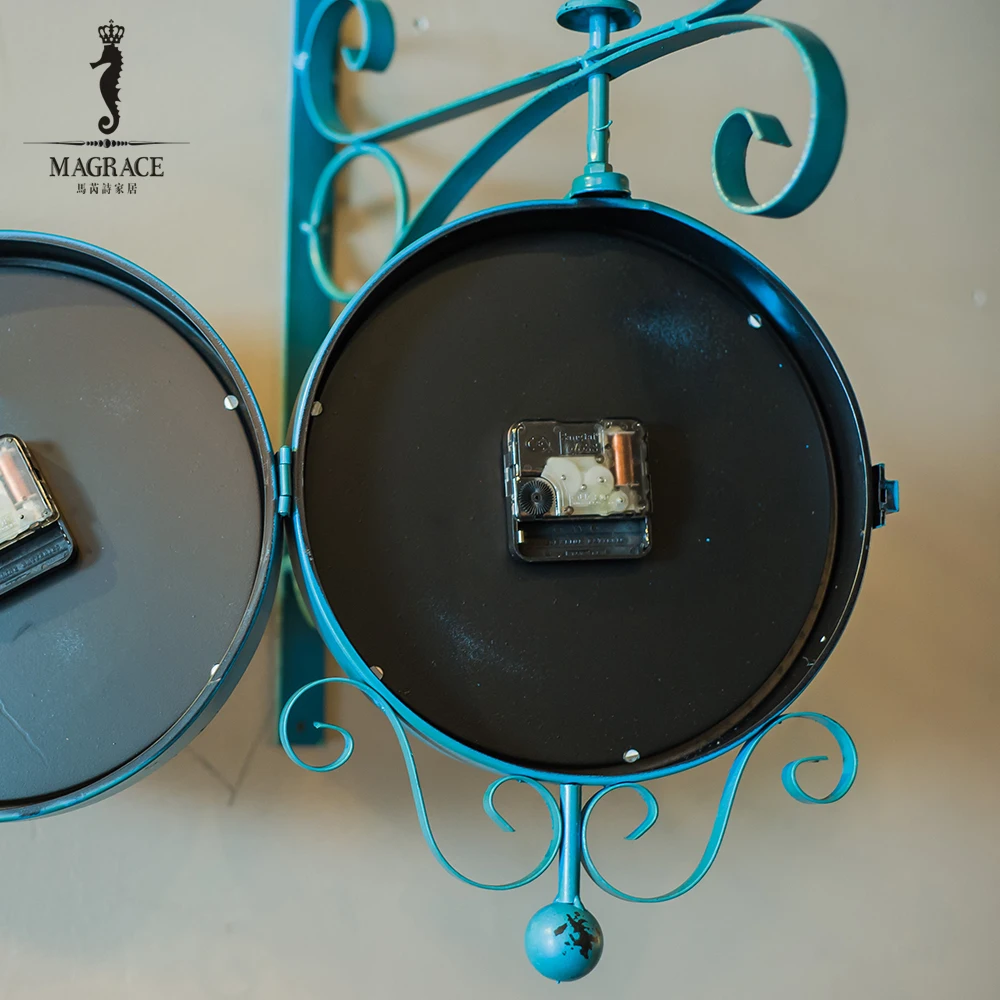 Украшение дома большие настенные часы Тихая старинные домашнего декора Мода