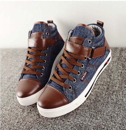 Mens Jeans Shoes Mens Casual Shoes High 
