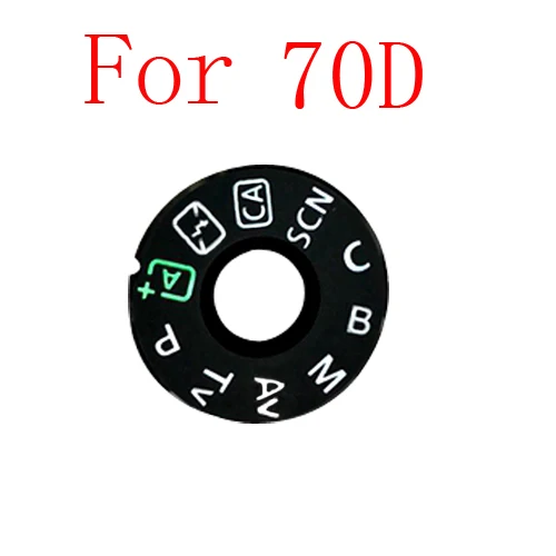 For Canon 5D2 5D3 5D4 60D 70D 6D 7D 80D 600D 700D 7D2 5Ds mode dial pad turntable patch, tag plate nameplate Camera repair parts images - 6