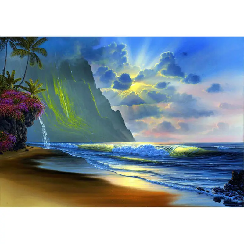 5D Сделай Сам Вышивка Рукоделие установка солнце Алмазная картина полный квадрат