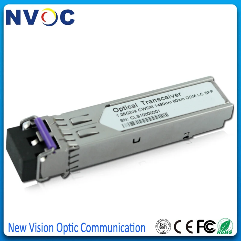 1 25G 80KM 25 нм CWDM LC SFP оптоволоконный трансивер с функцией DOM G двойной оптический