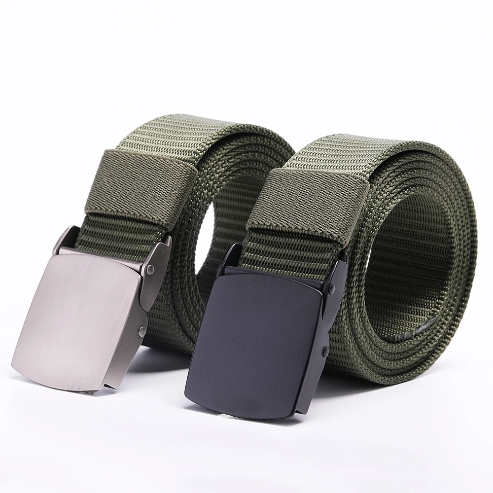 Тактический военный мужской нейлоновый ремень с металлической пряжкой для