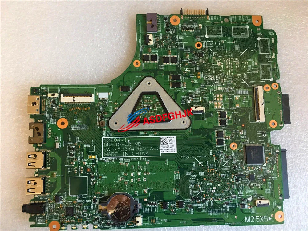 Материнская плата для ноутбука DELL inspiron 14R 3421 5J8Y4 DDR3 с процессором 1017U | Компьютеры и
