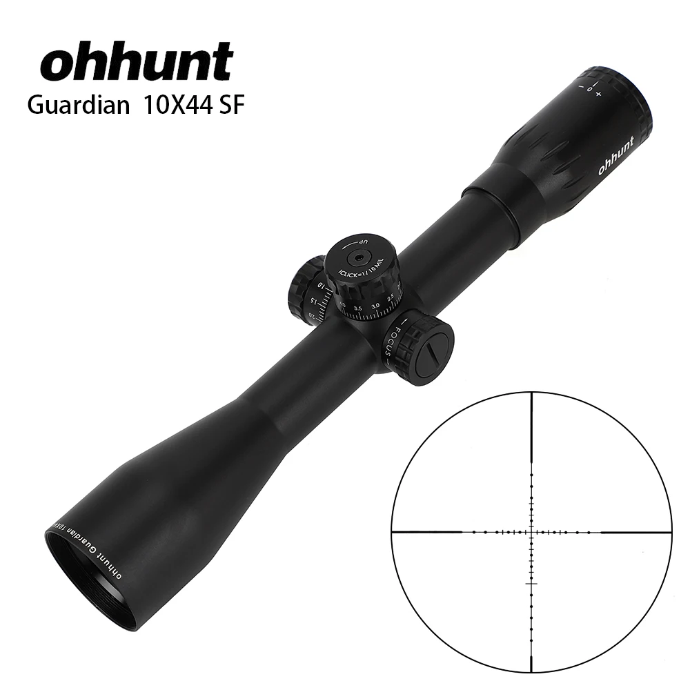 Ohhunt Guardian 10X44 SF охотничьи прицелы боковой Параллакс Тактический сетчатый редуктор