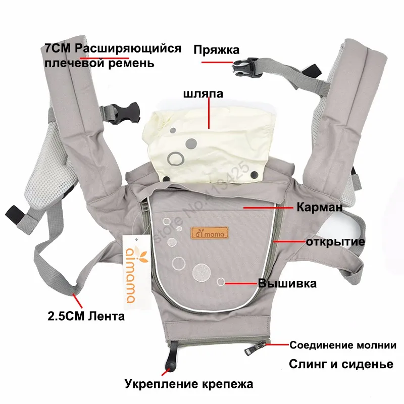 Многофункциональный уличный рюкзак-кенгуру для новорожденного ребенка летний и зимний рюкзак с сидением