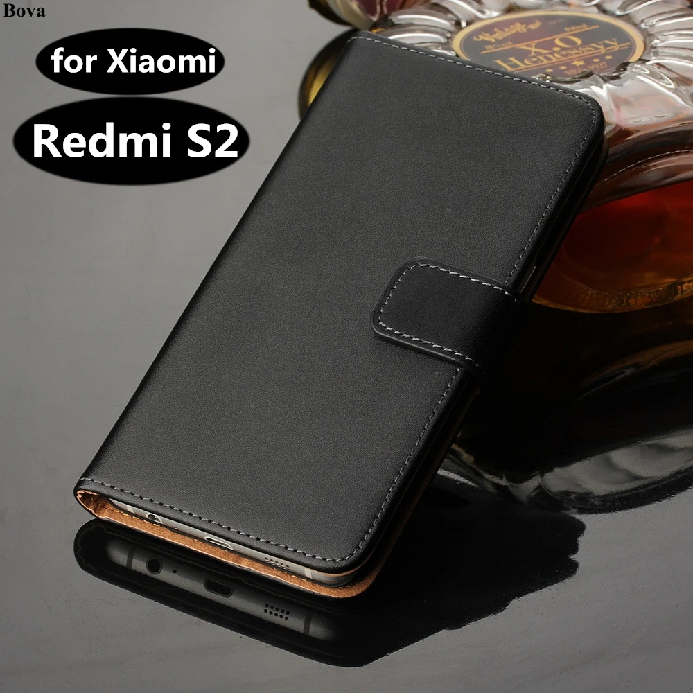 Премиум чехол из искусственной кожи для Redmi S2 кошелек флип телефона Xiaomi