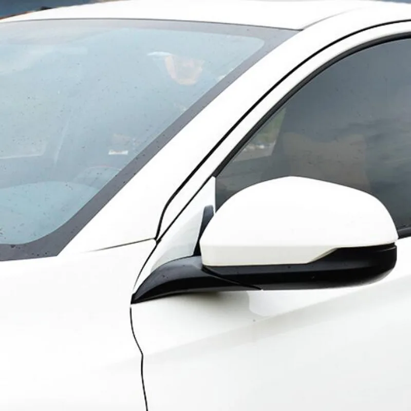 Tonlinker внешнее зеркало заднего вида треугольная крышка наклейка для Honda Vezel HRV-19 автомобильный Стайлинг 4 шт. ABS хромированная крышка наклейка