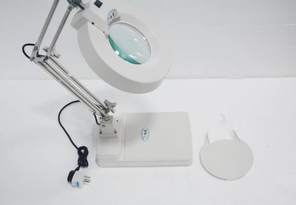 

LED desk lamp magnifier Old reading electronic maintenance inspection 10X fast shipping