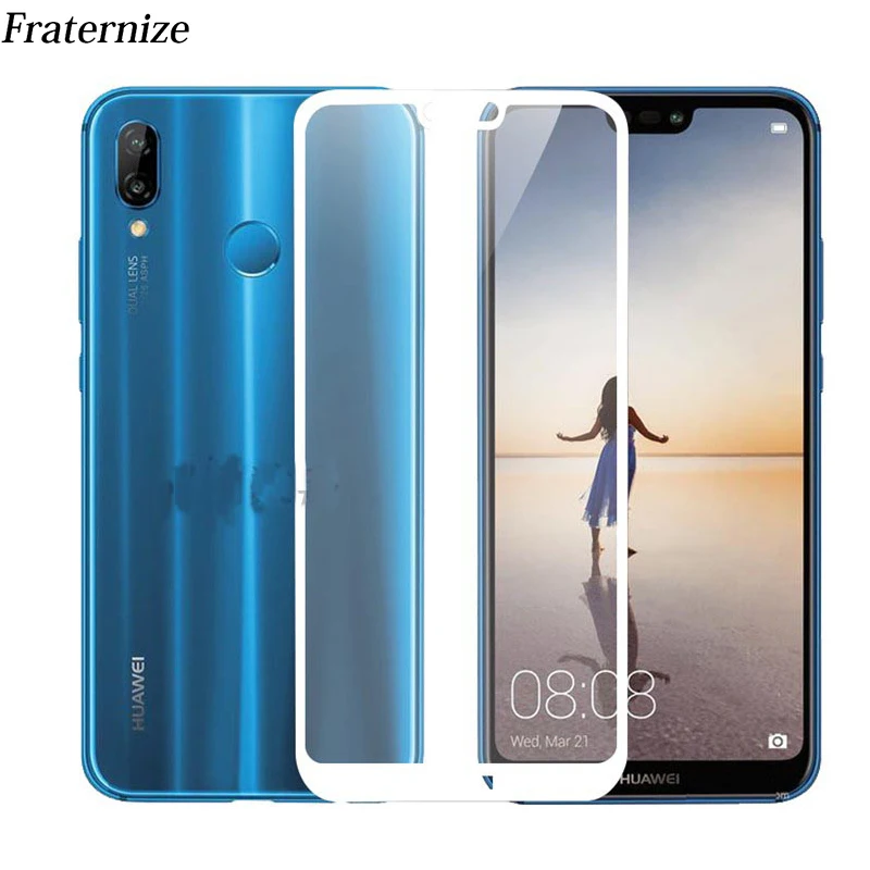 Полное покрытие экрана защитное закаленное стекло для Huawei P20 Lite Pro Nova 3E Y3 Y5 2017 P Smart
