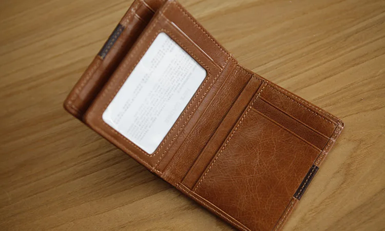 LAN Бесплатная доставка мужской бизнес кошелек высокого качества цвет mathing