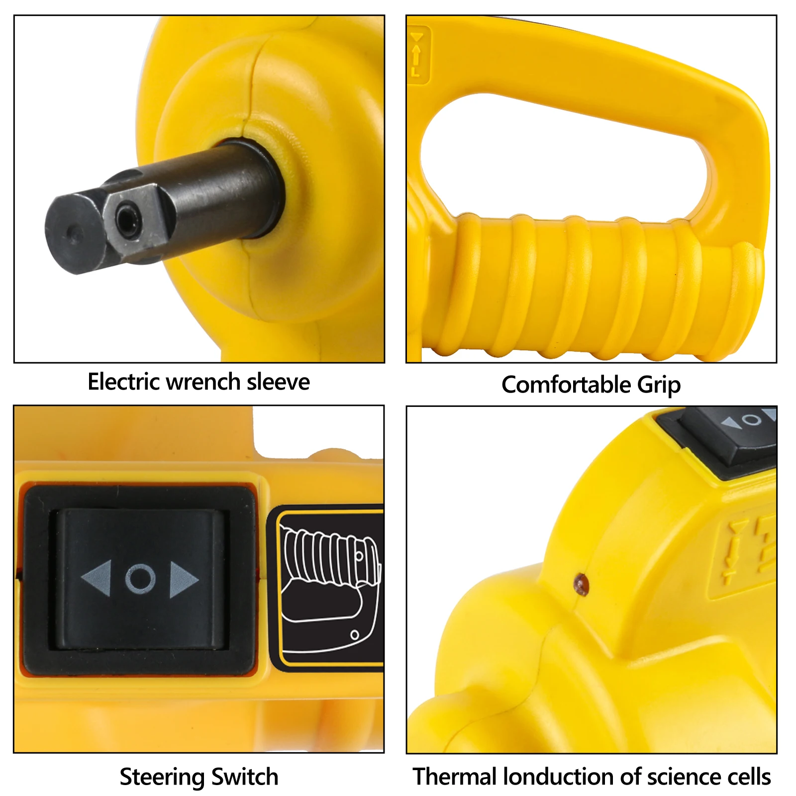 

12 V Car Repair Tool Impact Driver Electric Impact Wrench 1/2 Inch 480N.M Electric Impact Wrench Gun Kit