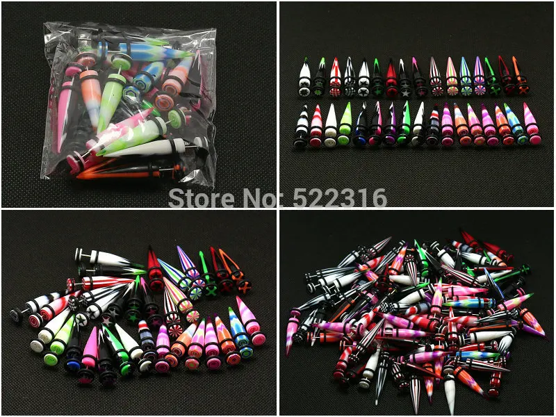 20 шт микс Лот Оптовая продажа пирсинг ювелирные изделия для тела 8 мм различные